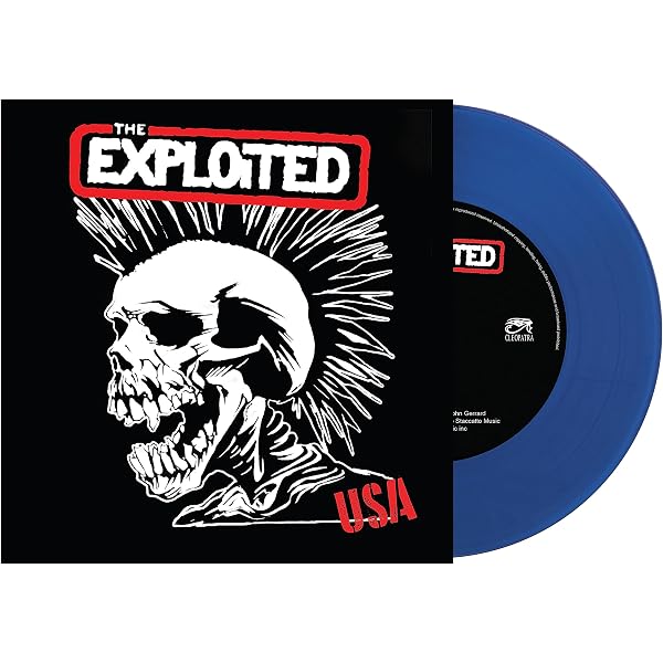 PUNK EXPLOITEDなど5枚 Punk's Not Dead - Red/black Splatter | Amazon.com.br
